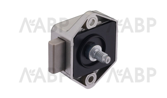 #накладной замок-задвижка для Push-Lock Mini, никелированный матовый/211.61.604 / 94187 / оптом и в розницу / мебельная фурнитура "ЛАВР"