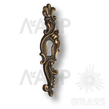 Brass ключевина декоративная 15.649.10.04, старая бронза / 01081 / оптом и в розницу / мебельная фурнитура "ЛАВР"