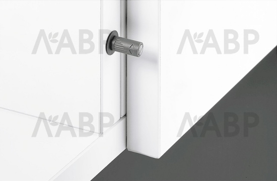 Механизм Push to open magnet для петель под запрессовку длинный ход светло-серый 9089607 Hettich / 37723 / оптом и в розницу / мебельная фурнитура "ЛАВР"