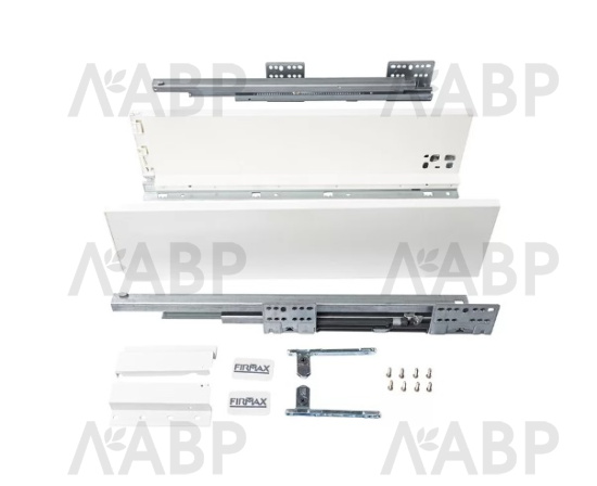 Firmax Smartline ящик 199*500мм, доводчик, 35кг, белый/FRM0750.007/199 / 09885 / оптом и в розницу / мебельная фурнитура "ЛАВР"