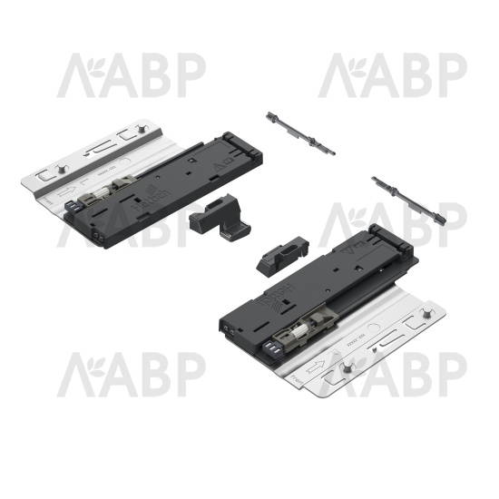 Хеттих/Quadro You комплект механизма Push to Open Silent 20кг(1) /9257895 / 97537 / оптом и в розницу / мебельная фурнитура "ЛАВР"