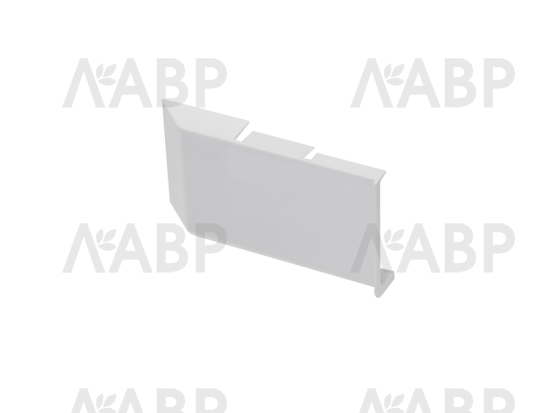 #навес/заглушка супер белый, левая RAL 9003(400шт)/290.27.976(аналог 49091) / 94165 / оптом и в розницу / мебельная фурнитура "ЛАВР"