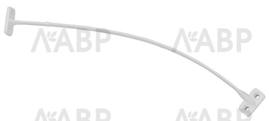 Ограничитель раскрытия двери 200мм пластик белый 366.73.702 Hafele / 49863 / оптом и в розницу / мебельная фурнитура "ЛАВР"