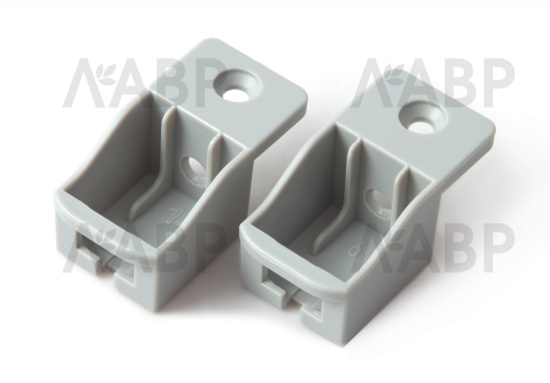 Держатель продольного рейлинга ящика СТАРТ серый SBH40/GR Boyard / 709413 / оптом и в розницу / мебельная фурнитура "ЛАВР"