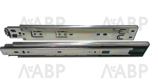 направляющие шариковые GTV с доводчиком 45*250мм, 40кг(15шт)/PK-L-H45-250-B / 09697 / оптом и в розницу / мебельная фурнитура "ЛАВР"