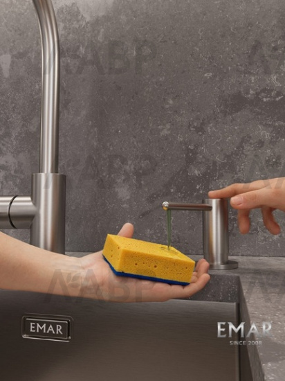 дозатор ЕМАR ЕД-405D PVD сатин / 662110 / оптом и в розницу / мебельная фурнитура "ЛАВР"