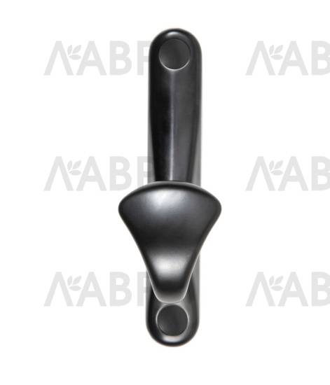 Крючок мебельный однорожковый черный K102BL.2 Boyard / 707158 / оптом и в розницу / мебельная фурнитура "ЛАВР"
