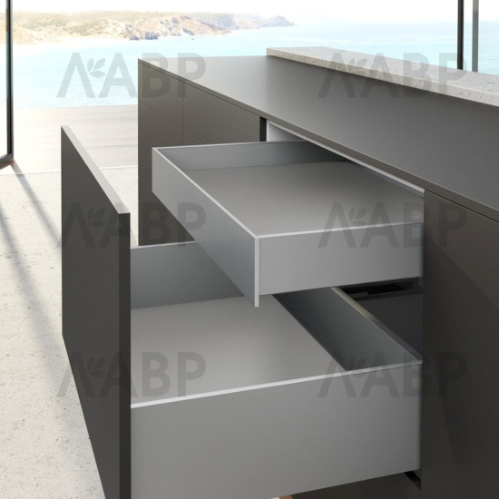 Фиксатор передней панели внутреннего ящика AvanTech You серебристый 9257734 Hettich / 97312 / оптом и в розницу / мебельная фурнитура "ЛАВР"