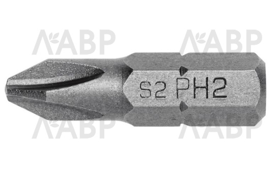 Набор бит PH2 25мм сталь S2 упаковка 5шт HT1S452 HOEGERT / 58185 / оптом и в розницу / мебельная фурнитура "ЛАВР"