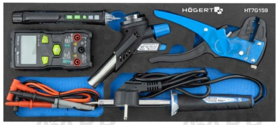 HOEGERT инструменты для электриков 5 шт, ложемент EVA/HT7G159 / 58284 / оптом и в розницу / мебельная фурнитура "ЛАВР"