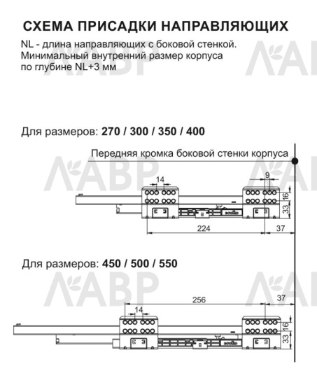 Держатель задней стенки для стандартного ящика СТАРТ SBH60/W Boyard / 709472 / оптом и в розницу / мебельная фурнитура "ЛАВР"