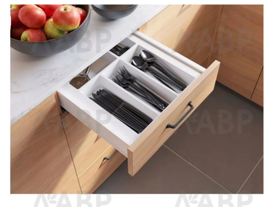 ящик GTV MODERN BOX PRO 84*500мм, доводчик, 40кг, белый/PB-MBPRO-KPL500A1 / 09597 / оптом и в розницу / мебельная фурнитура "ЛАВР"