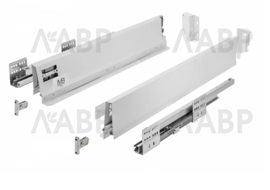 ящик GTV MODERN BOX PRO 84*450мм, доводчик, 40кг, антрацит/PB-MBPRO-KPL450A / 09714 / оптом и в розницу / мебельная фурнитура "ЛАВР"