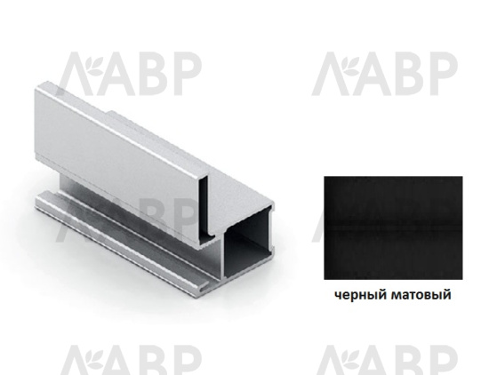 Вертикальный профиль I черный матовый 5,4м Aristo / 22785 / оптом и в розницу / мебельная фурнитура "ЛАВР"