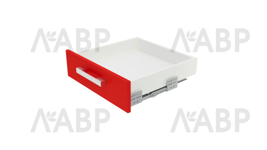 Выдвижной ящик СТАРТ тонкий с доводчиком 115*500мм белый SB18W.1/500 Boyard / 709432 / оптом и в розницу / мебельная фурнитура "ЛАВР"