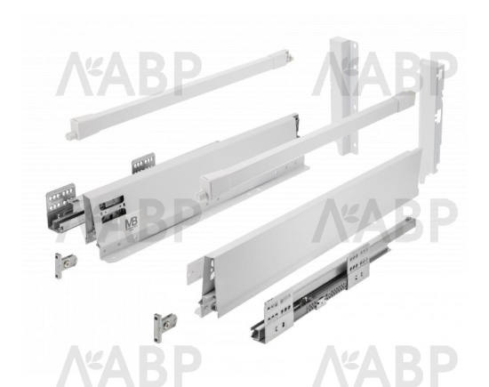 ящик GTV MODERN BOX PRO 199*300мм, доводчик, 40кг, белый/PB-MBPRO-KPL300C1 / 509034 / оптом и в розницу / мебельная фурнитура "ЛАВР"