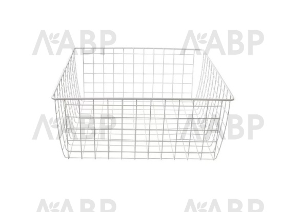 корзина сетчатая 400*400*190мм, Firmax, без направляющих, белый/FRM5540.07/190 / 25786 / оптом и в розницу / мебельная фурнитура "ЛАВР"