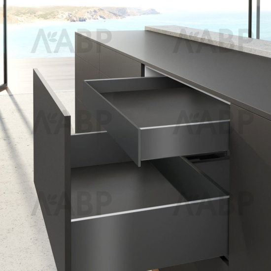 Фиксатор передней панели внутреннего ящика AvanTech You антрацит 9257736 Hettich / 97089 / оптом и в розницу / мебельная фурнитура "ЛАВР"