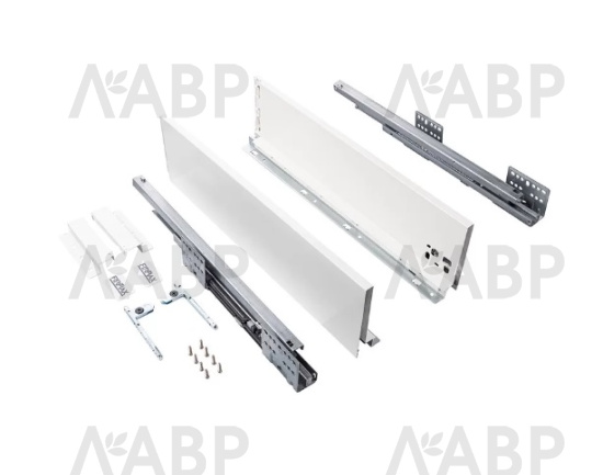 Firmax Smartline ящик 199*500мм, доводчик, 35кг, белый/FRM0750.007/199 / 09885 / оптом и в розницу / мебельная фурнитура "ЛАВР"